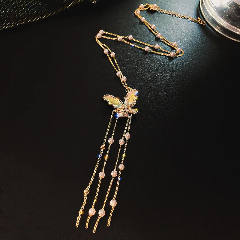 316L Stainless Steel    Upscale Jewelry Interweave Weaving Charms Snake Chain Choker Necklaces & Pendant For Women