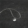 Shiny Crystal Necklace For Women Female Transparent Fishing Line Round Zircon Choker Minimalist Clavicle Chain Jewelry