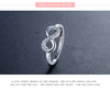 Modian Solid 925 Sterling Silver Jewelry Set Clear CZ Infinite Love Ring Classic Stud Earrings Necklace Chain