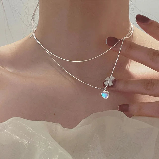 Korean  Flat Snake Chain Herringbone Necklace for Women Jewelry Charm Party Choker Necklace Party Gift Collares Para Muje
