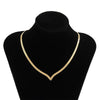 Korean  Flat Snake Chain Herringbone Necklace for Women Jewelry Charm Party Choker Necklace Party Gift Collares Para Muje