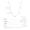 MODIAN 925 Sterling Silver Zircon Beads &Pearl Chain Necklaces Pendant For Women Fine Jewelry  Valentine’s Day Gifts