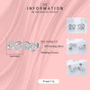 Modian Solid 925 Sterling Silver Jewelry Set Clear CZ Infinite Love Ring Classic Stud Earrings Necklace Chain