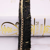 0.9m(1 Yard) Polyester Fringe Tassel Trim Lace With Metal Chain Decorative Ribbon Women Dress Bag Hat Garment Sewing Supply 22mm