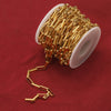 1 Meters 5mm Width Stainless Steel Gold long Square Box Chain for Women Necklace Making DIY Handmade Jewelry Findings