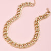 1 PC Personality Punk Gold Chain Necklace for Women Simple Clavicle Chain Necklace Party Jewelry Accessories