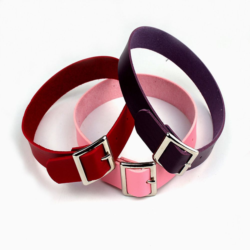 1 PC Women Girls Punk Choker Chain Goth Leather Necklace  Collar Choker Jewelry   ras de cou