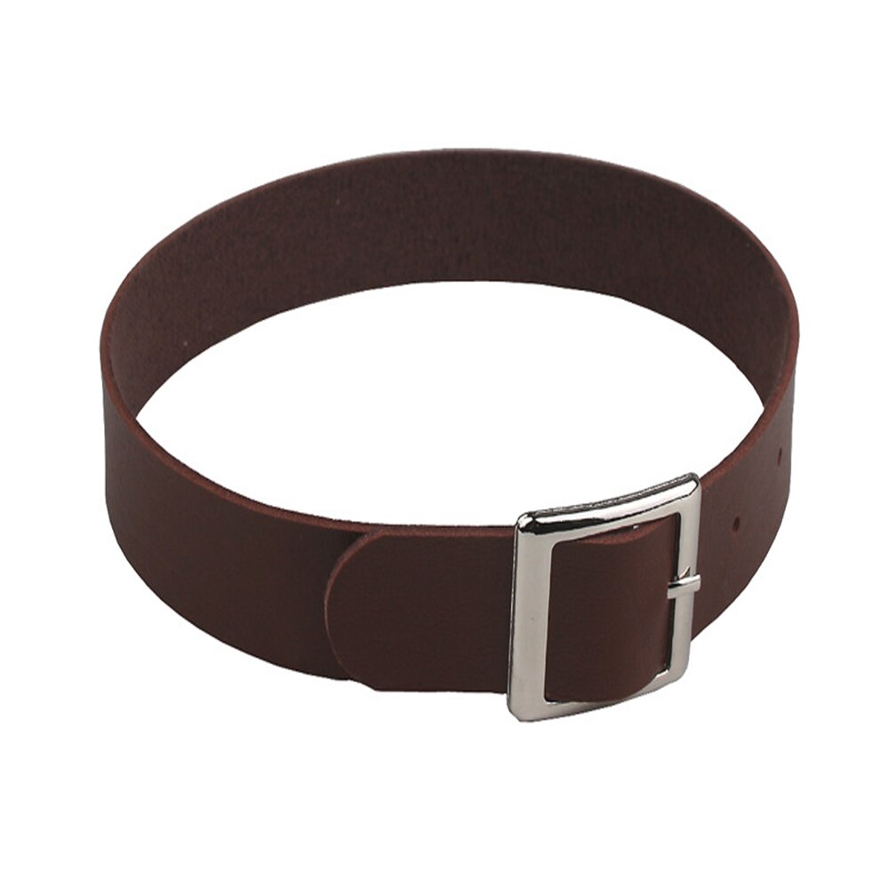 1 PC Women Girls Punk Choker Chain Goth Leather Necklace Collar Choker Jewelry  ras de cou