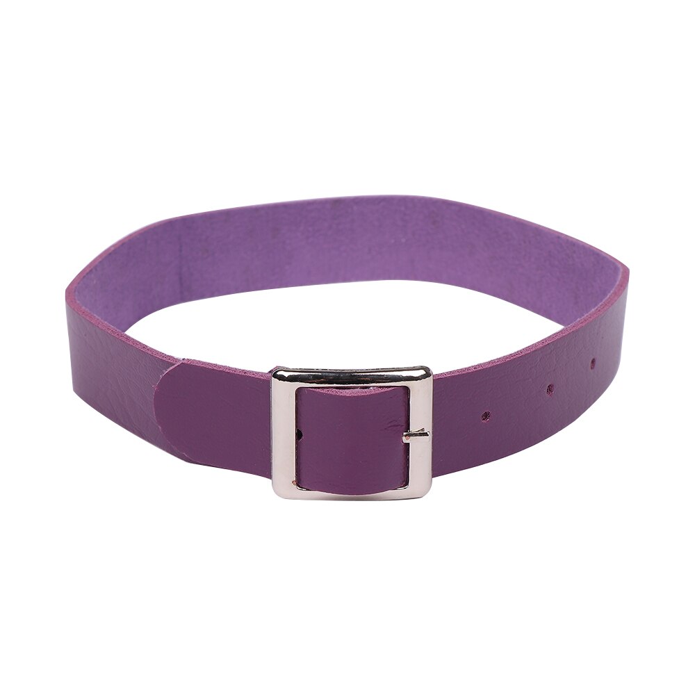 1 PC Women Girls Punk Choker Chain Goth Leather Necklace Collar Choker Jewelry  ras de cou