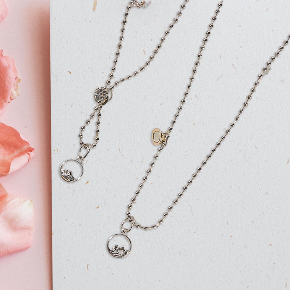 1 Pair Creative Spaceman Shape Necklace Magnet Stylish Alloy Pendant Necklace for Couple Accessories  2021 New