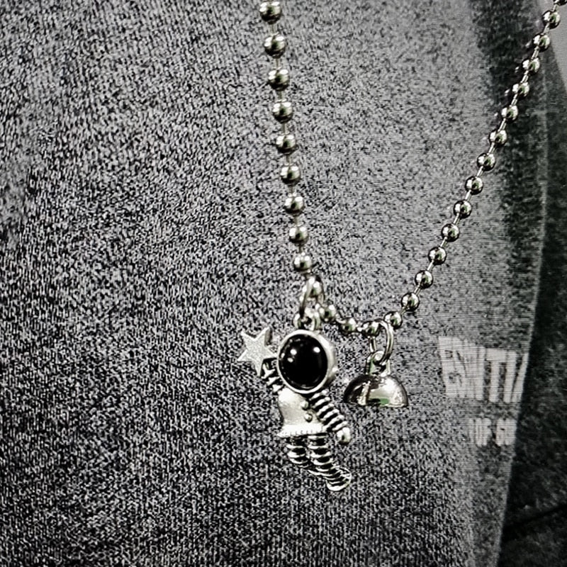 1 Pair Magnetic Attraction Necklace Punk Hip Hop Couples Matching Pendant Girlfriend Clavicle Chain Women Paired Chain Girl Gift