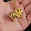 1 Pc Heart Shaped Friend Photo Picture Frame Locket Pendant for Necklace Romantic Jewelry Nice Gift