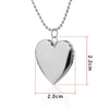 1 Pc Heart Shaped Friend Photo Picture Frame Locket Pendant for Necklace Romantic Jewelry Nice Gift