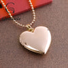 1 Pc Heart Shaped Friend Photo Picture Frame Locket Pendant for Necklace Romantic Jewelry Nice Gift