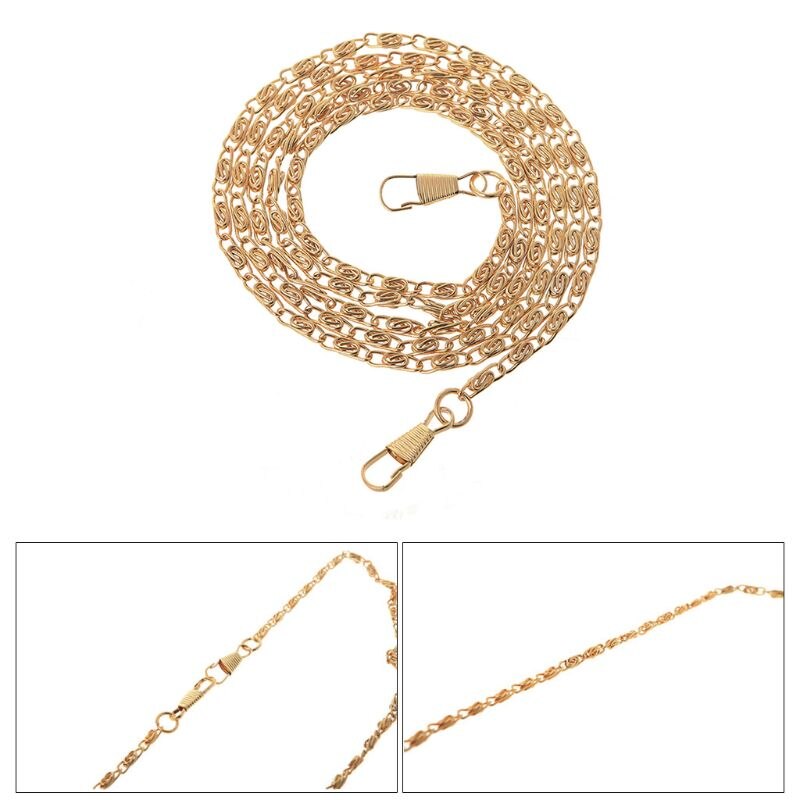 1 Pc Metal Purse Chain Strap Handle Shoulder Crossbody Bag Handbag Replacement DIY Bag Accessories 3 Colors