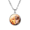 1 Pcs Sharingan Eye Necklace Pendant Uchiha Kakashi Mangekyou Glass Cabochon Rinnegan Eyes Anime Jewelry Gift Dropshipper
