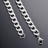 1 piece Width 3mm/4.5mm/5mm/6mm/7mm/7.5mm Curb Cuban Link Chain Necklace for Men Women Basic Punk Stainless Steel Chain Chokers
