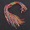 10Pcs/Sets Colorful Rainbow Color Mix Braid Bracelets women girls Jewelry Gift DIY Charm Handmade Rope Bangles Random Color