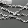 (16551-G)1 Meter Width 4.5MM 6MM 7MM Stainless Steel Color Iron Round Oval Shape Link Chains  Connect Chains