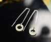 2020 Hot Sale Top Fashion Brinco San Shek Wan 925 Fashion Natural Aperture Jade Earrings Personality Woman Contracted Wholesale