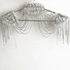 2022 Bridal Shoulder Necklace  Wedding Jewelry Lace Crystal Necklace Chain Strap Wedding Accessories Women Shoulder Chains