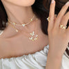 2022 Korea Design Jewelry Exquisite Copper Inlaid Zircon Butterfly Pendant Sexy Female Clavicle Necklace