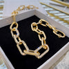 2022 Korea Design Jewelry Simple Chain Exaggerated chokers Necklace Sexy Girl Prom Party Clavicle Necklace