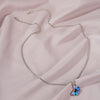 2022 Purple Blue Butterfly Pendant Necklace for Women Vintage Wedding Necklace Choker Jewelry Accessories