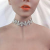 2021 Bohemia multi row Rhinestone Crystal Necklace Necklace bride wedding party  crystal clavicle chain necklace