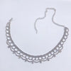 2021 Bohemia multi row Rhinestone Crystal Necklace Necklace bride wedding party  crystal clavicle chain necklace