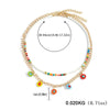 2021 Bohemian Multilayer Bead Daisy Flower Necklace For Women Rainbow Summer Statement Necklace Girl Party Jewelry Gifts