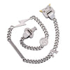 2021  1017 ALYX 9SM Punk Lock Lightning Hero Hip Hop Acrylic Metal Chain Splicing Necklace For Men Women Girls Party Jewelry