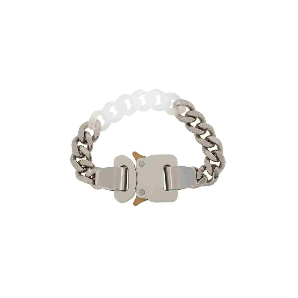 2021  1017 ALYX 9SM Punk Lock Lightning Hero Hip Hop Acrylic Metal Chain Splicing Necklace For Men Women Girls Party Jewelry