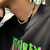 2022 Trend Colorful Seed Beads Short Clavicle Chain Choker Necklace For Women Men Collares Aesthetic Indie Jewelry