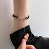 2022 Korea Design Jewelry Black Crystal Braided Short Necklace Sexy Women Clavicle Necklace Accessories