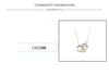 2022 14K Opal Necklace Women's Simple Design Korean Roman Letter Drop Glaze Clavicle Chain for Women Party Wedding