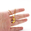24K Yellow Gold GP Charm Necklaces For Women Fox Pendant & Necklace Chain Collier Femme Choker Wedding Jewelry Accessories Gifts