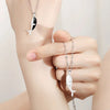 2Pcs Magnetic Dolphin Love Hug Couple Necklace For Women Men Lovers Sweet Promise Wedding Party Jewelry Valentine's Day Gift
