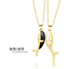 2Pcs Magnetic Dolphin Love Hug Couple Necklace For Women Men Lovers Sweet Promise Wedding Party Jewelry Valentine's Day Gift