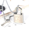 2pcs/set Anime Ai Yazawa NANA lover's key&lock alloy metal pendant cosplay accessories cos necklaces