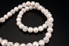 8mm-9mm Wedding Bridal Jewelry 2016 100% Natural Real White Freshwater Pearl Beads Charms Necklace Statement Pearls Jewelry