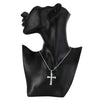 925 Sterling Silver Necklace Pendant Cross Retro Choker  Vintage Lucky Link Chain Wedding Fine Jewelry Gift
