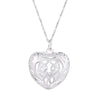 Aimarry 925 Sterling Silver 18 Inch Charm Love Heart Pendant Necklace For Women Wedding Birthday Party Gifts Jewelry