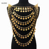 Algeria Wedding Necklace Big Size Custom Necklace Napoleon Figure Coin Pendant Layers Bridal Jewelry Necklace European Fashion