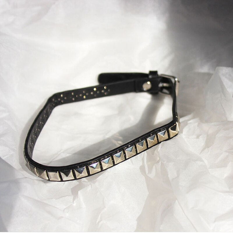 Anime Death Note Misa Amane Choker Necklace For Men Women Hip Hop Punk Rivet Collar Pendant Leather Necklace Cosplay Gifts