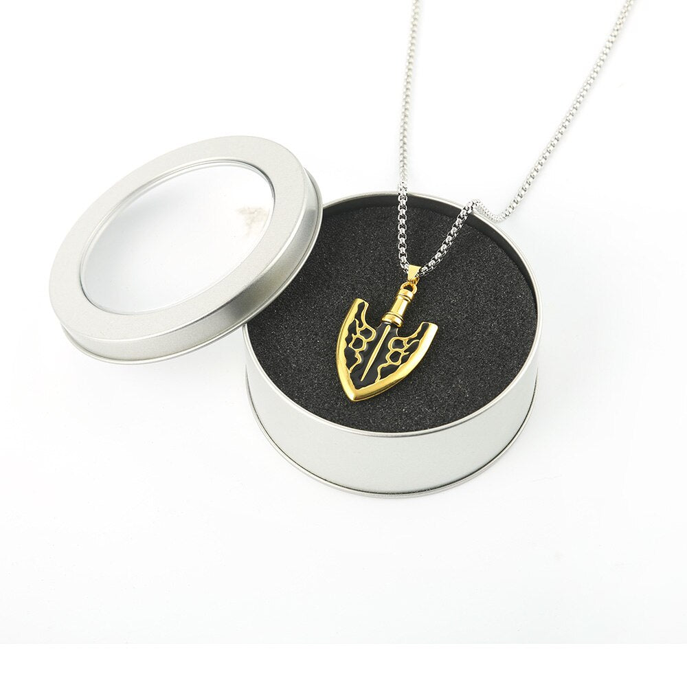 Anime JOJOS BIZARRE ADVENTURE Necklace Kujo Jotaro Arrow Metal Pendant Chain Choker Necklaces Charm Gifts Jewelry collares