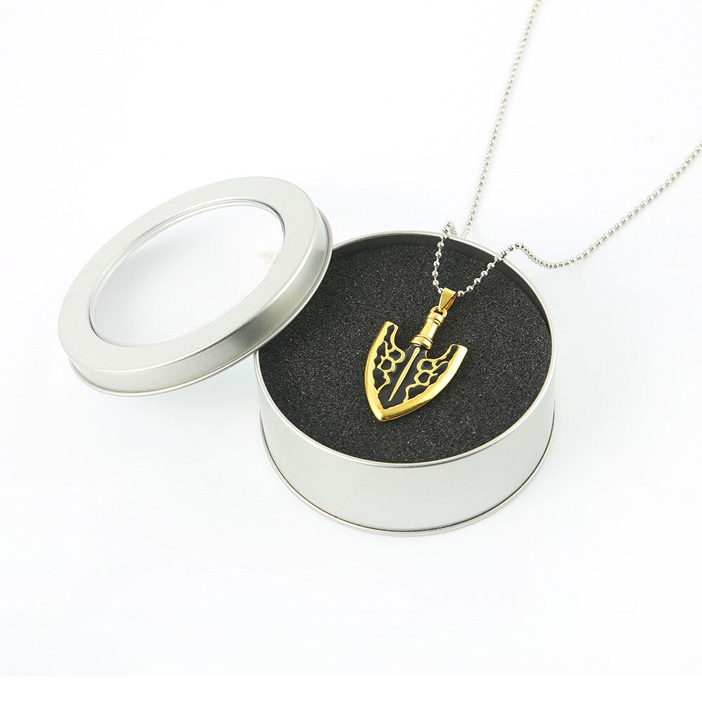 Anime JOJOS BIZARRE ADVENTURE Necklace Kujo Jotaro Arrow Metal Pendant Chain Choker Necklaces Charm Gifts Jewelry collares