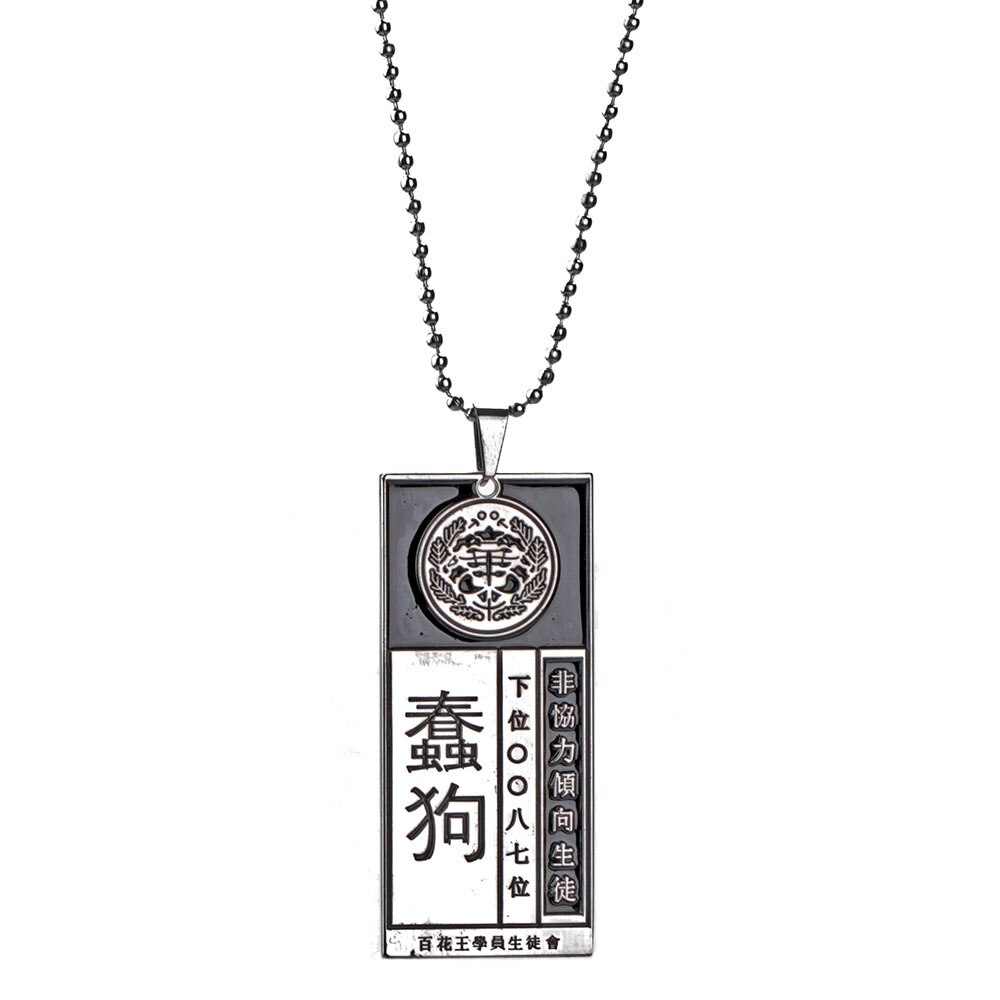 Anime Kakegurui Compulsive Gambler Yumeko Jabami Necklace Metal Pendant Chain Choker Necklaces Charm Gifts Jewelry collares