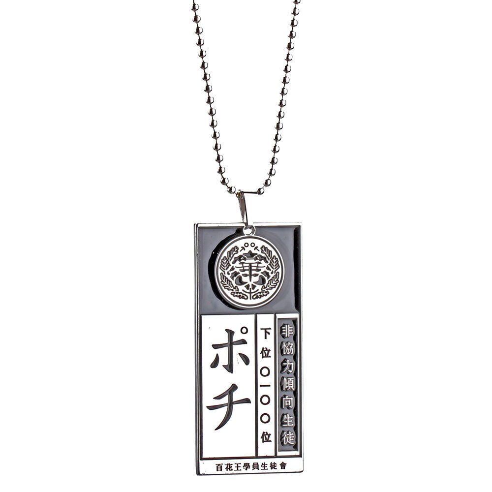 Anime Kakegurui Compulsive Gambler Yumeko Jabami Necklace Metal Pendant Chain Choker Necklaces Charm Gifts Jewelry collares