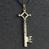 Attack On Titan Necklace Eren Key Shingeki No Kyojin Pendant  Vintage Retro Anime Jewelry For Men Cosplay